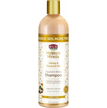 Šampon African Pride Moisture Miracle Honey & Coconut Oil Shampoo šampon s medem a kokosovým olejem