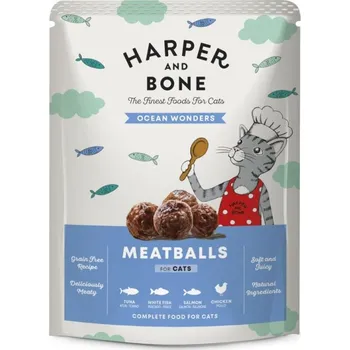 Krmivo pro kočku Harper and Bone Cat divy oceánu, kapsička 85 g