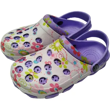 Dívčí obuv Dívčí gumové nazouváky Listar - fialová barva