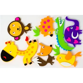 samolepka FANDY Samolepky pěnové 3D 05 zoo