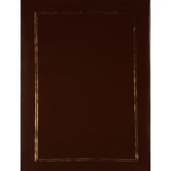 GEDEON Fotoalbum samolepicí 22,5x28 cm 20 stran Vinyl 2 hnědé