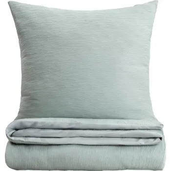 Povlečení Povlečení RIVA z mikrovlákna s dekorativní texturou pistáciové barvy 140x200 + 1*70x