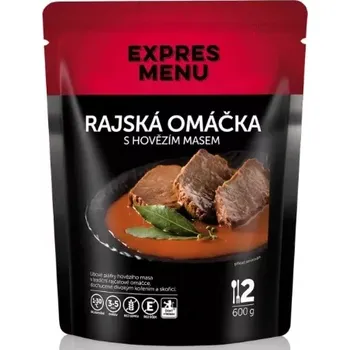 Hotové jídlo Expres Menu - rajská s hovězím masem 5x600g KARTON
