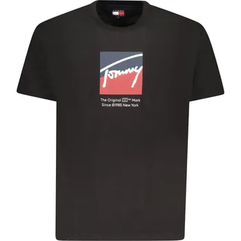 Pánské tričko Tommy Jeans DM0DM21940 Pánské tričko černé XL