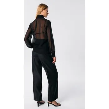 Dámská halenka MARI PRETI Halenka Mist Černá Regular Fit S