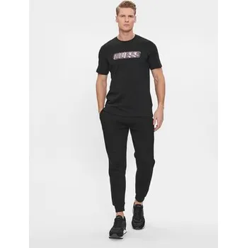 Pánské tričko Guess T-Shirt Nikolas Z4RI10 I3Z14 Černá Regular Fit XXL