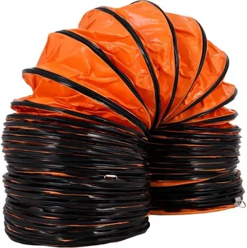 Ventilační potrubí 16 FT (5 m) flexibilní PVC hadice pro odsávací ventilátor o průměru 300 mm/12 palců flexibilní potrubí pro odsávání, 12palcové flexibilní potrubí flexibilní větrací potrubí flexibilní potrubí 16