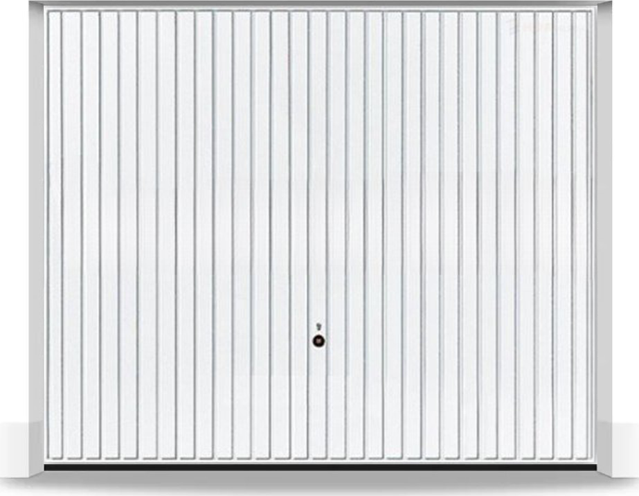 Výklopná garážová vrata Hörmann - bílá (RAL 9016) Rozměr: 237x200 cm, Pohon: bez pohonu