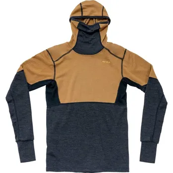 Pánská móda Pánské termoizolační merino triko DEVOLD Expedition Arctic Pro Hoodie Man, Wheat - XXL
