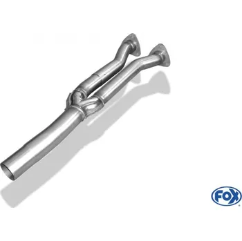 Tlumič výfuku Fox Sportauspuff spojovací trubka pro modely s dvojitým katalyzátorem pro Audi 80 B4