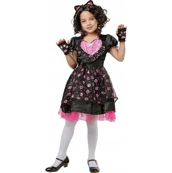 Karnevalový kostým Kostým kostým pro děti - Kočička - 130/140 134 KARNEVALOVÝ