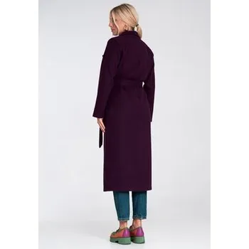 Oblečení a móda FIGL Kabát pro přechodné období M1243 Fialová Regular Fit S