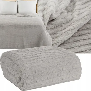 Prostěradlo Deka Eurofirany polyester 170 cm x 210 cm stříbrná