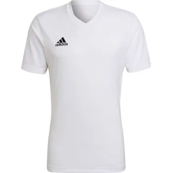 Pánské tričko ADIDAS pánské tričko ENTRADA 22 Sportovní Logo Bílá vel. S