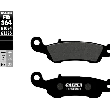 Brzdová destička GALFER brzdové destičky KH450 polokovové OFF ROAD (GALFER brzdové destičky KH450 polokovové OFF ROAD)