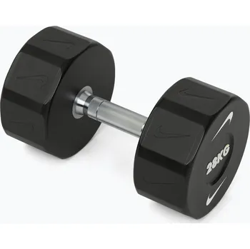 Chromovaná činka Nike Strength Pro Urethane Dumbbell 28 kg black/white