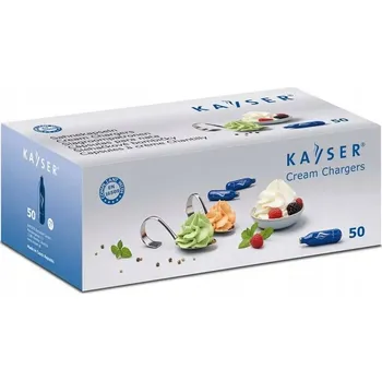 Šlehačkové lahve Bombičky do šlehačkové láhve Kayser 1 l 50 ks