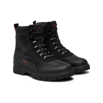 Dámské kozačky Kozačky HUGO Ryan Hito Mxstr 50537851 Černá 45