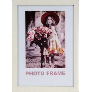 Rám na obraz FANDY Plastový rámeček Notte 15x21 8 bílý