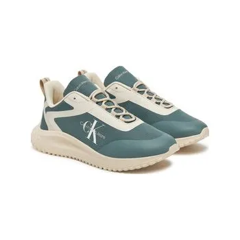 Pánské tenisky Sneakersy Calvin Klein Jeans Eva Runner Low Lace Ml Mix YM0YM00968 Modrá 45