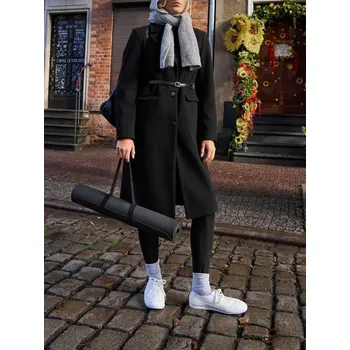 Dámské oblečení Sinsay - Legíny s kožíškovou podšívkou - černá - 512FJ-99X - 512FJ-99X-L