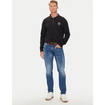 Pánské tričko Brave Soul Polokošile MLT-412KLAY Černá Regular Fit XXL