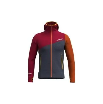 Pánská mikina Crazy Idea Pull Gulliver Man brick M; Červená mikina + DÁREK DLE VÝBĚRU!