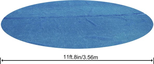 BESTWAY 58242 - Solarní plachta na bazén 356 cm modrá kulatá