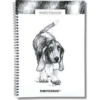 Skicák A4/50 listů na spirále s perforací - Pes