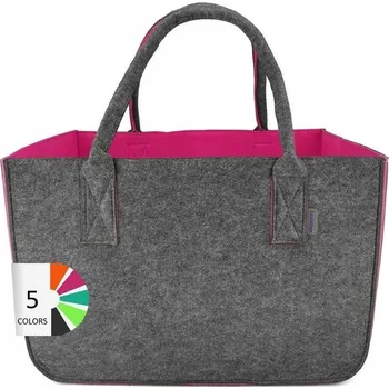 Kabelka LEVIATAN shopper kabelka plst šedá