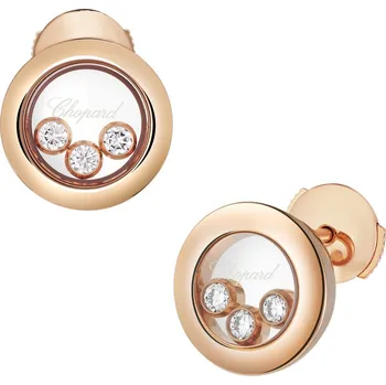 Náušnice Zlaté Náušnice Chopard Happy Diamonds 83A018-5001