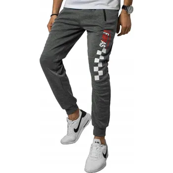 DStreet pánské tepláky šedé velikost XL