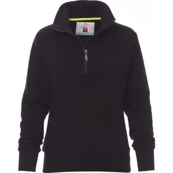 Dámská móda Payperwear Dámská mikina Miami se stojáčkem a elastickým žebrováním Barva: Černá, Velikost: M