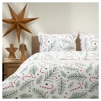 Vánoční bavlněné povlečení WONDY | vánoční motiv | 200x220 cm | 700477