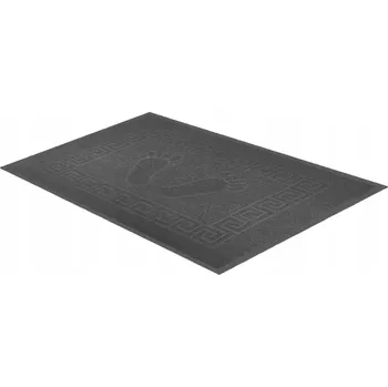 Koupelnová předložka KOUPELNOVÁ PŘEDLOŽKA 50X70 CM STOPA TMAVĚ ŠEDÁ RŮZNÉ BARVY