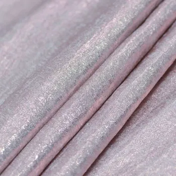 Šatovka N7168 bílá, růžový kovový lesk, š.150