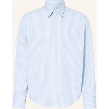 Pánská košile Ami Paris Pánská Košile Boxy Fit, tmavě modrá / bílá, 40