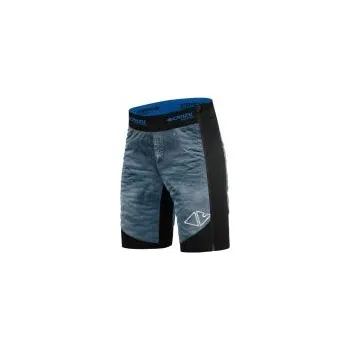 Pánské kraťasy Crazy Idea Short Acceleration Man print light jeans 22/23 L; Modrá kraťasy + DÁREK DLE VÝBĚRU!