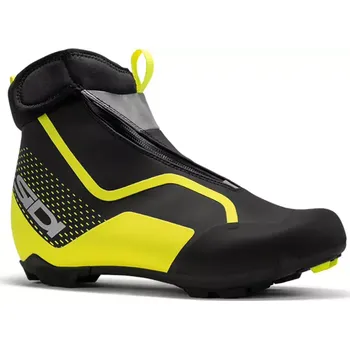 Pánské cyklistické tretry Sidi Zimní tretry Sidi Algor Black/Yellow Fluo velikost 47