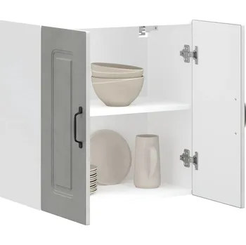 Kuchyňská skříňka Kuchyňská nástěnná skříňka "Kalmar" betonově šedá kompozitní - 8721158419279