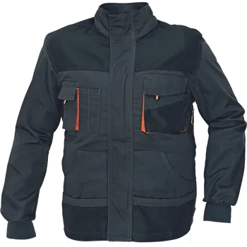 pracovní bunda AUSTRALIAN LINE Bunda EMERTON FLANNEL zateplená flanelem, černá - AKCE! 0301032160060 60