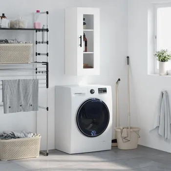 Příborník do zásuvky Nástěnná skříňka bílá 34,5 x 34 x 90 cm - 8720845440923