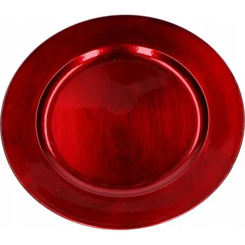 Talíř Talíř Podtalíř Červený 28 cm