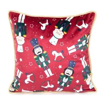 Vánoční polštář | AITONA | s louskáčkem červený | 45x45 cm | 868141