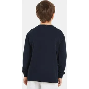 Dámské oblečení Tommy Hilfiger Halenka KB0KB08549 M Tmavomodrá Regular Fit 5Y