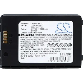 Baterie pro mobilní telefon Baterie Cameron Sino CS-VX9200XL, Li-Ion, 1800