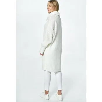 Dámský svetr FIGL Svetr M890 Bílá Oversize OS