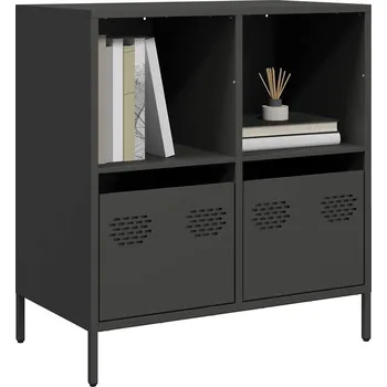 Příborník do zásuvky Příborník černý 68 x 39 x 73,5 cm ocel válcovaná za studena - 8721102931154