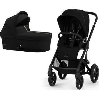 Kočárek Cybex Talos S Lux Kompletní kočárek - Black/Moon Black