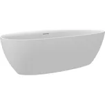 Volně stojící kompozitní vana Roca Ariane, odtok uprostřed, 165 x 75 cm